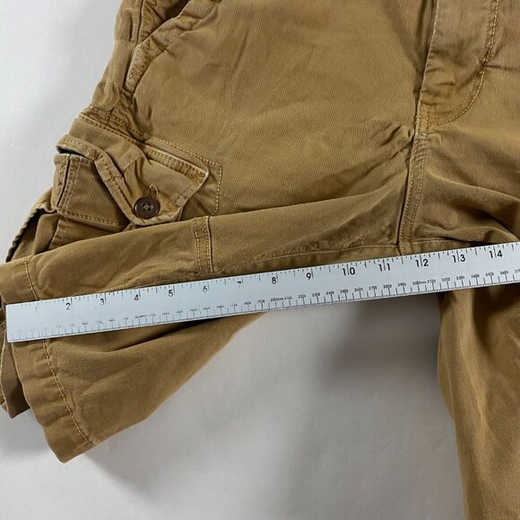 American Eagle Outfitters Extreme Flex Longer Length Cargo Shorts Men's 31 Khaki - Picture 13 of 13